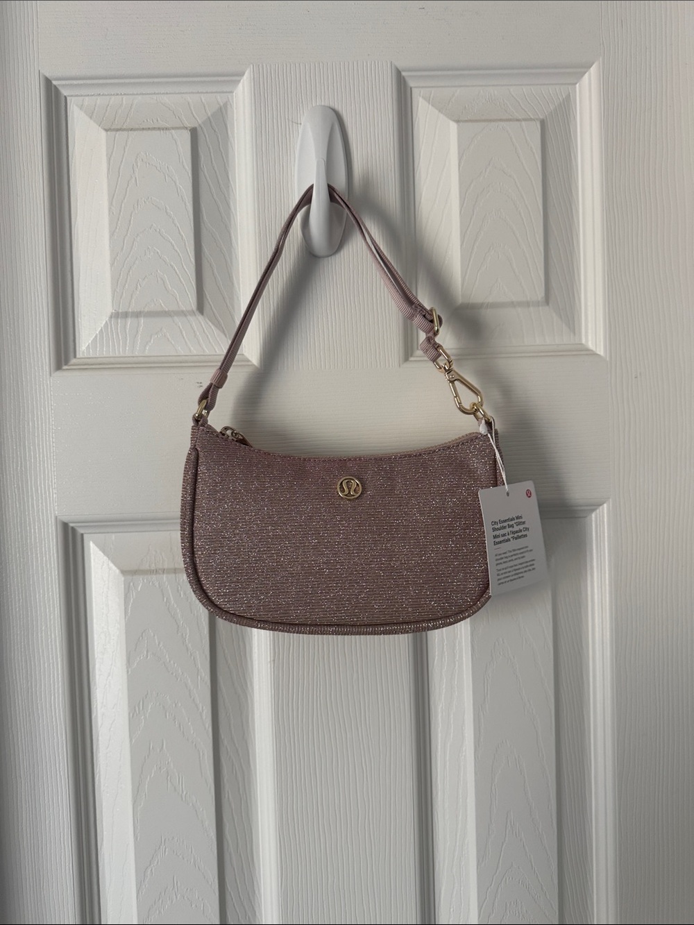 lululemon athletica Shimmer Mini Bag in Rose